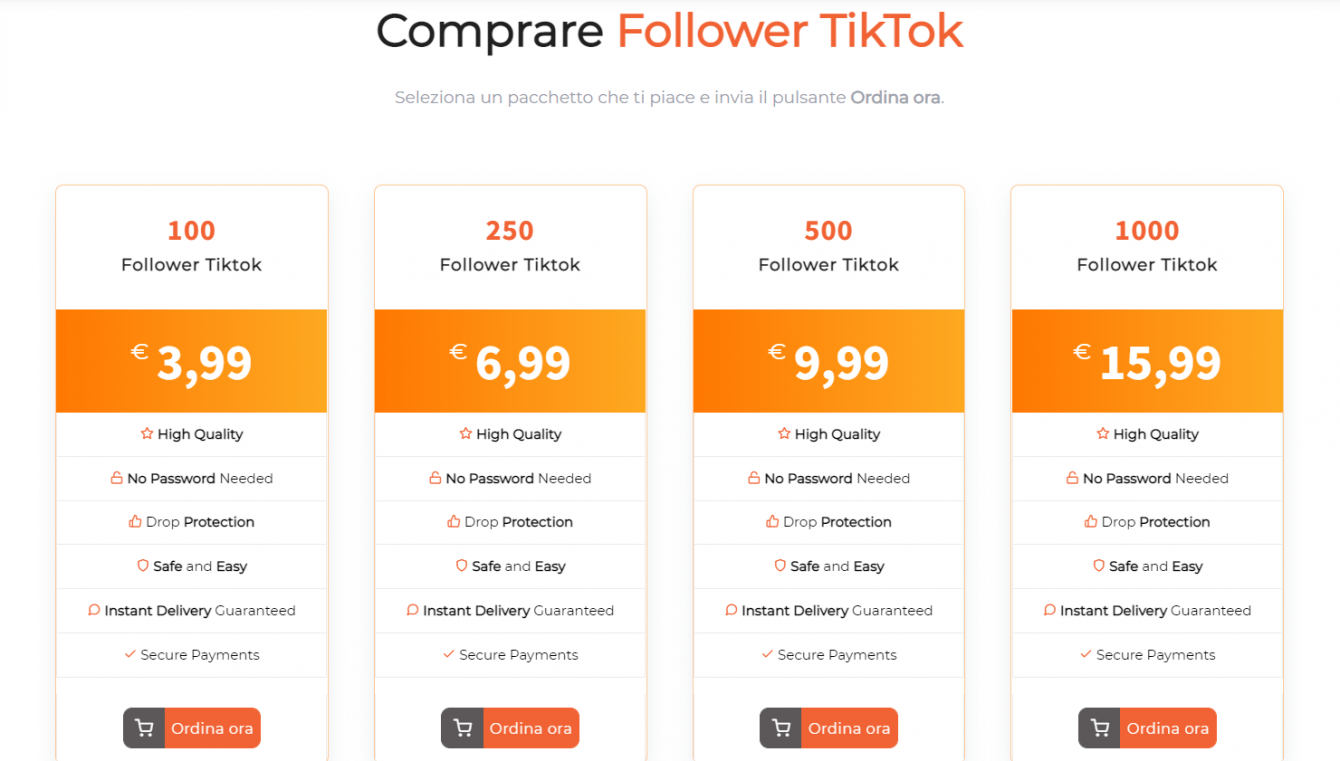 Migliori siti per comprare follower TikTok attivi e di qualità | Maggio 2024